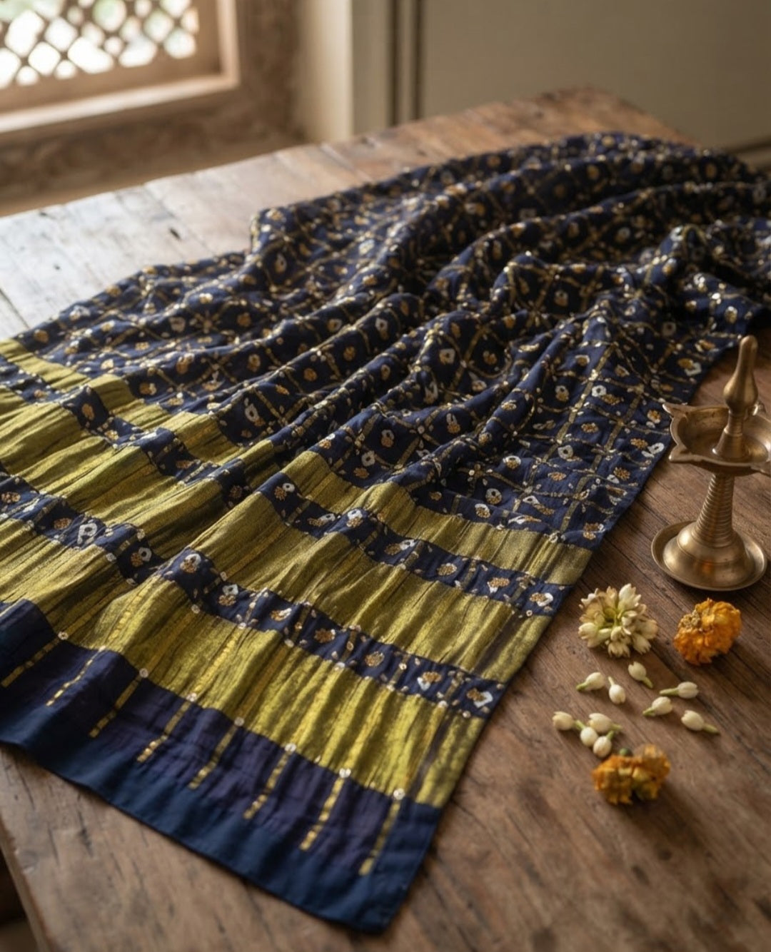 Gota chunri dupata: silk