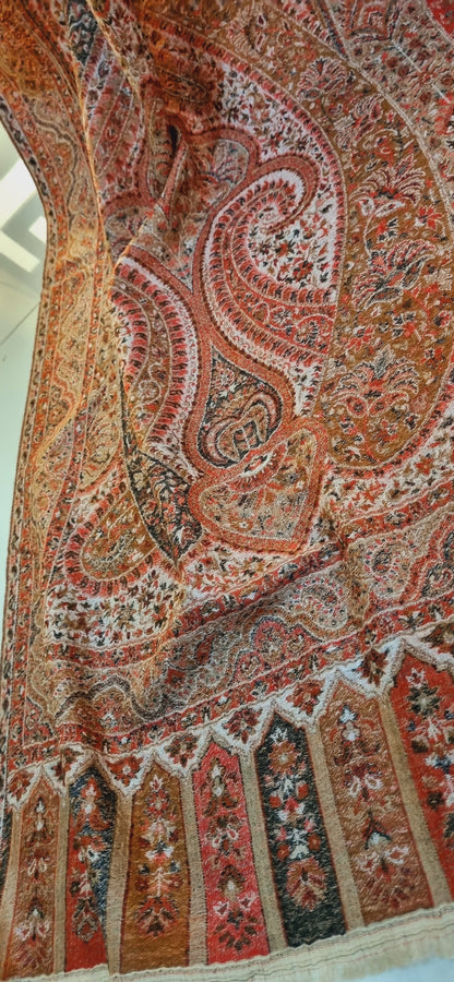 Reversible Persian kaani shawl