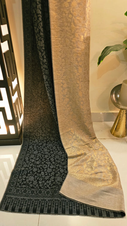 Reversible moonlight kaani: Pashmina