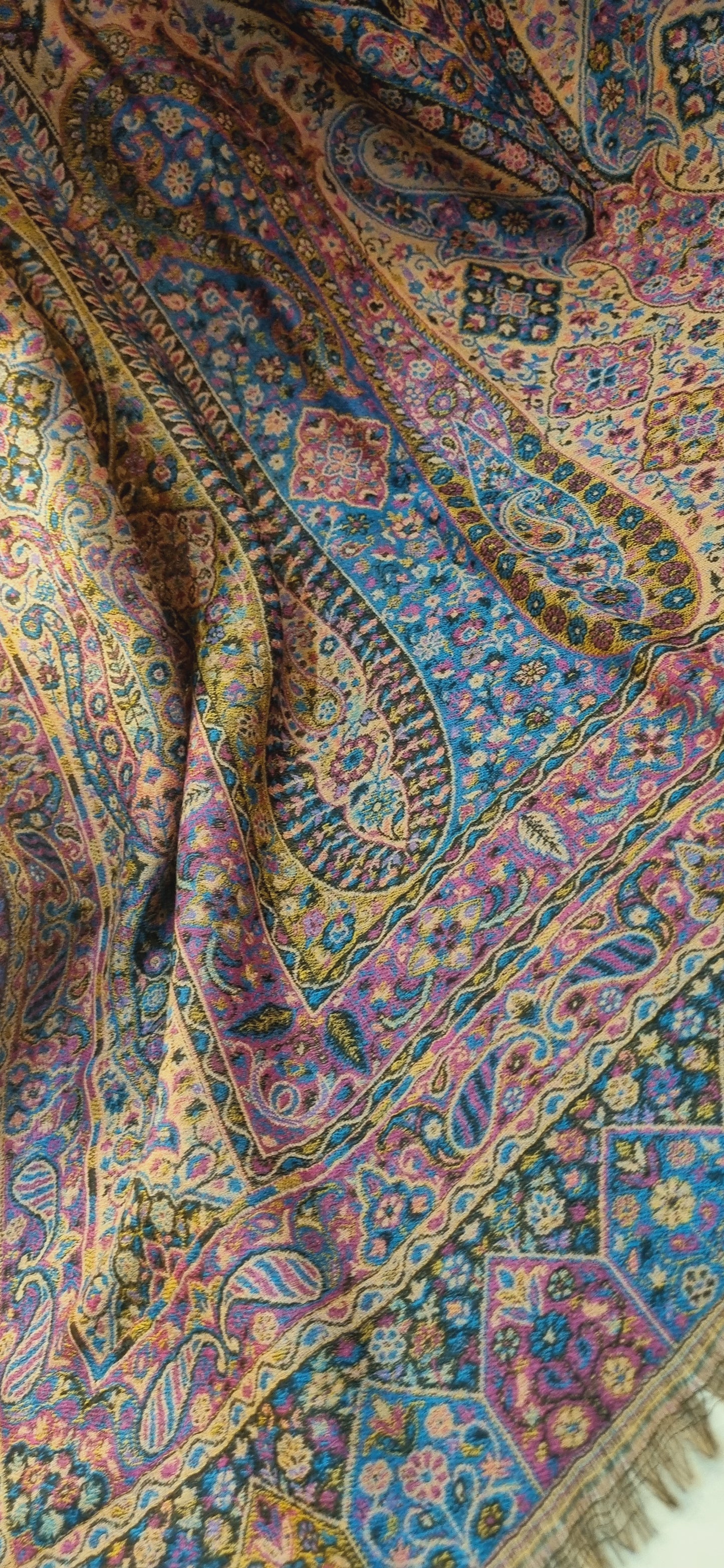 Pashmina reversible Persian kaani shawl
