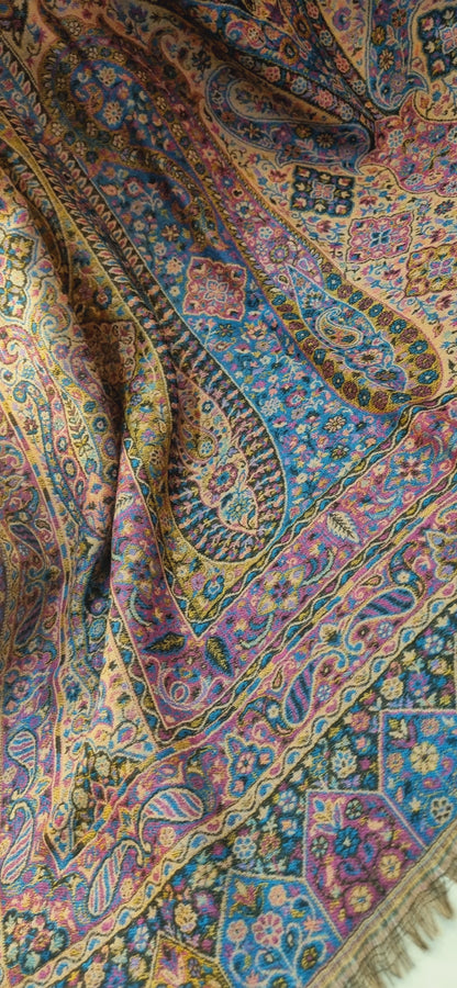 Pashmina reversible Persian kaani shawl
