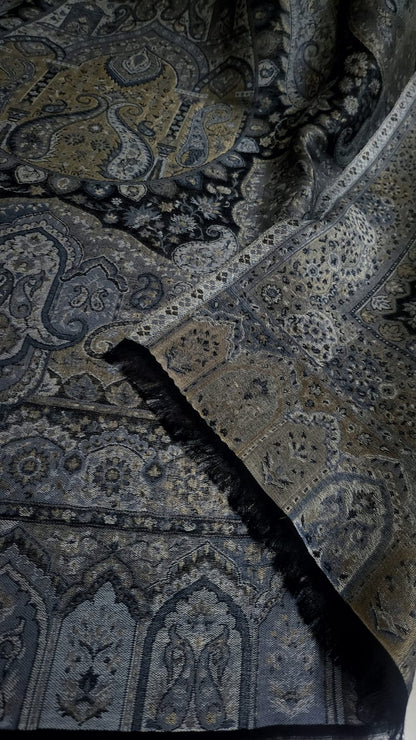 Reversible Moonlight kaani shawl