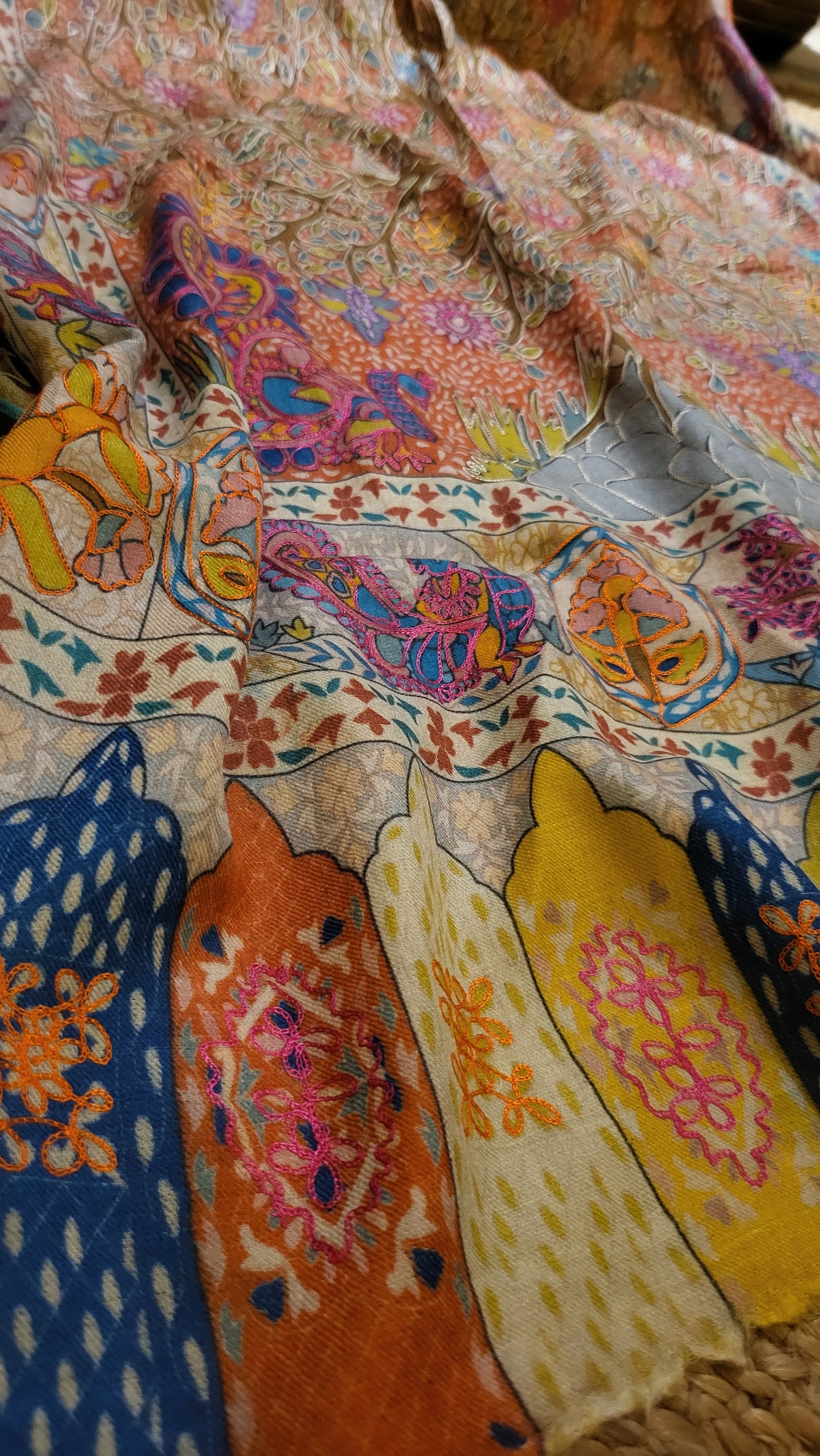 Kalamkari : Mini shawl