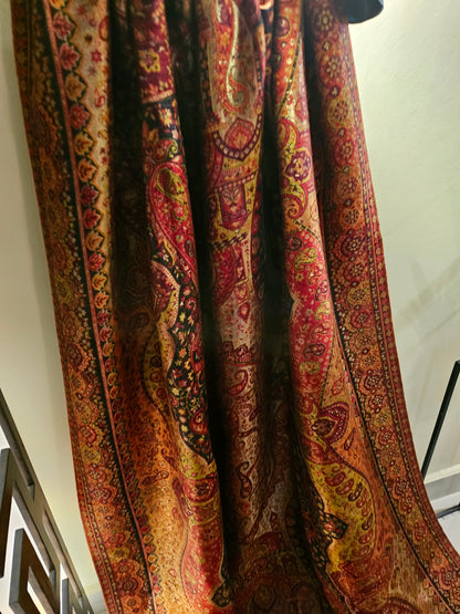 Reversible moonlight gandhara kaani shawl