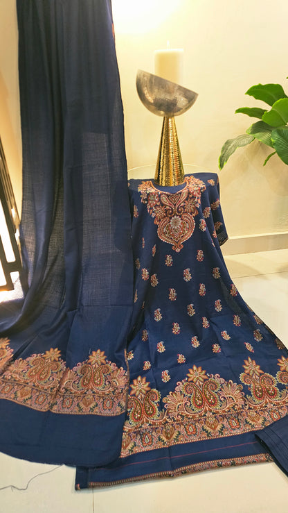 Kaani suit: Pashmina