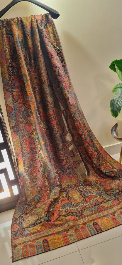 Moonlight kaani darbari pashmina