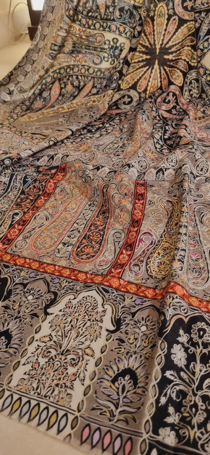 Reelkar embroidered pashmina