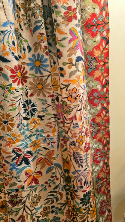 Reelkar embroidered: Pashmina
