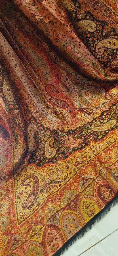 Reversible moonlight gandhara kaani shawl