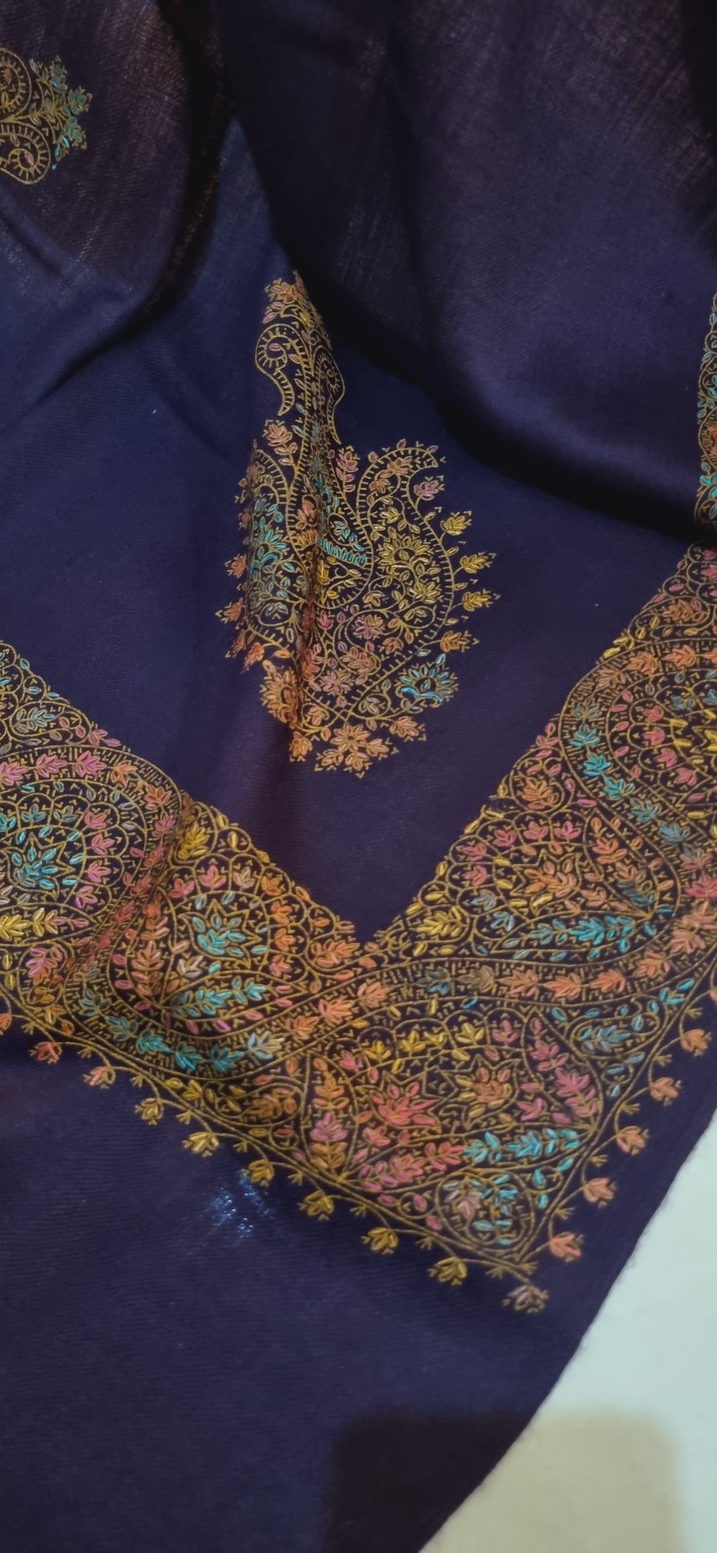 Hand embroidered Mini shawl