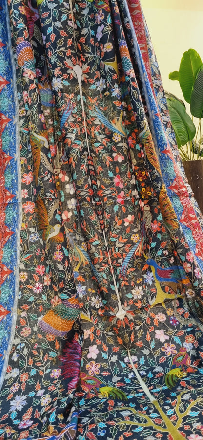 Reelkar embroidered pashmina shawl