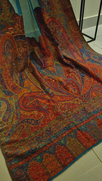Silk kaani shawl