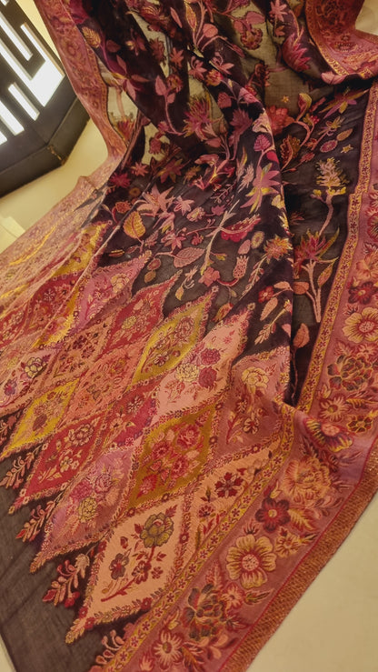 Silk kaani shawl