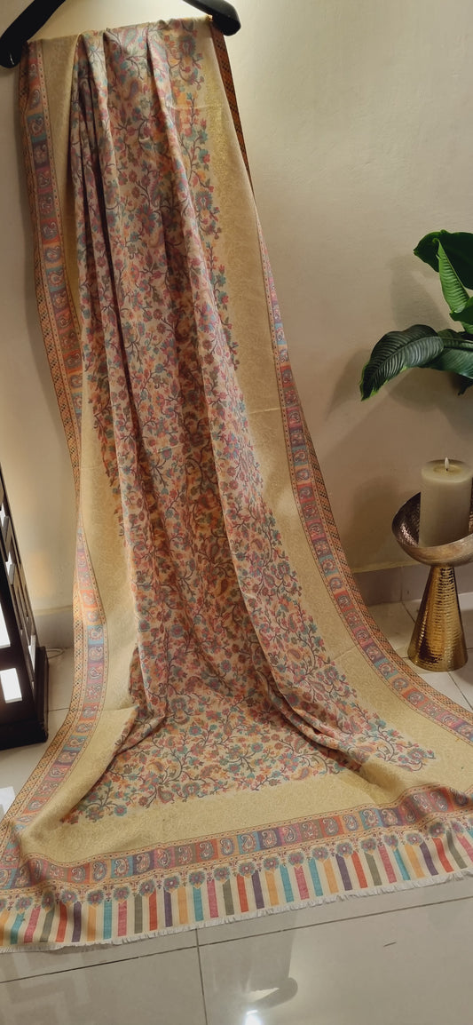 Pashmina Moonlight kaani shawl
