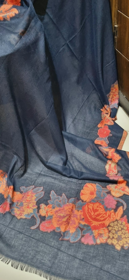 Woolen pashmina kaani shawl