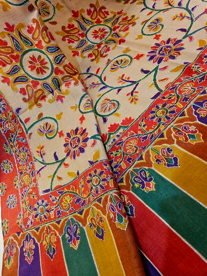 Kalamkar pashmina shawl