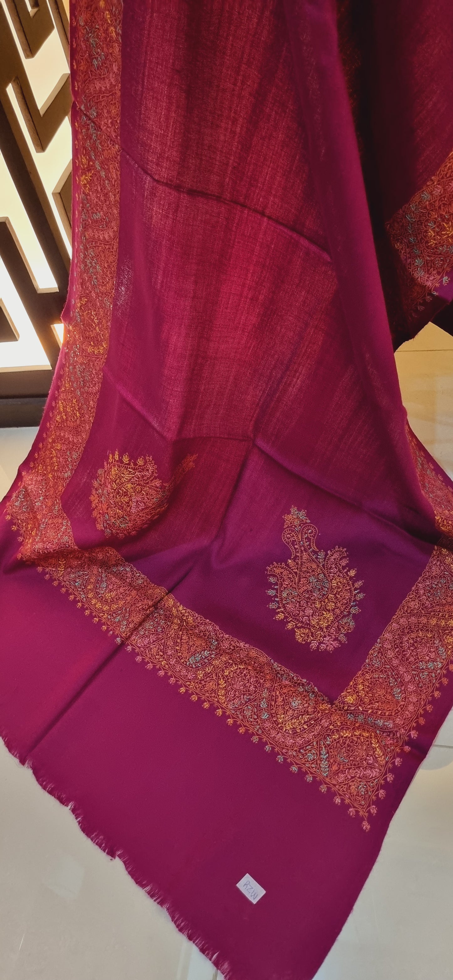 Hand embroidered Mini shawl