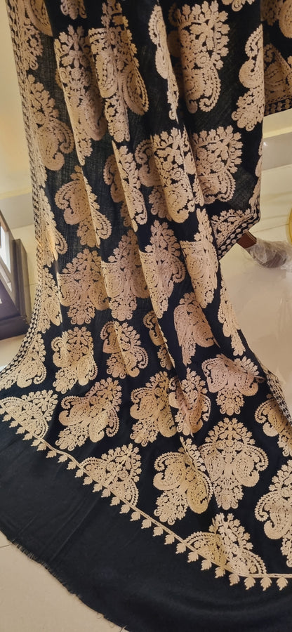Pashmina embroidered Mini shawl
