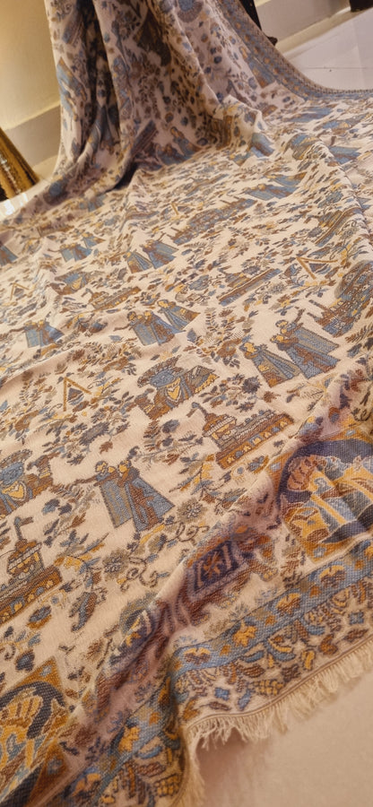 Soft pashmina kaani shawl