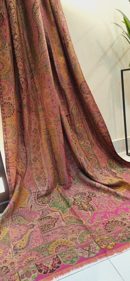 Persian kaan reversible pashmina shawl