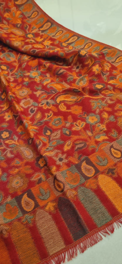 Woolen pashmina kaani shawl