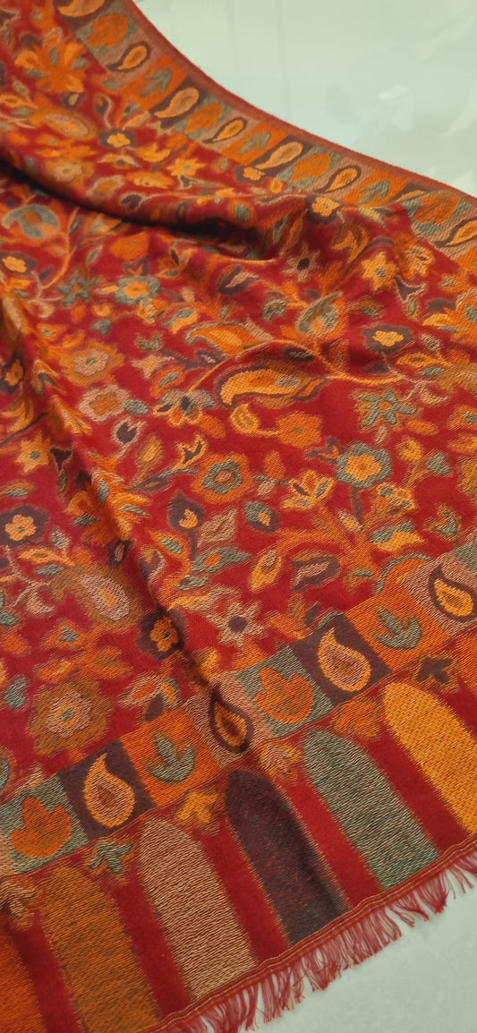 Woolen pashmina kaani shawl