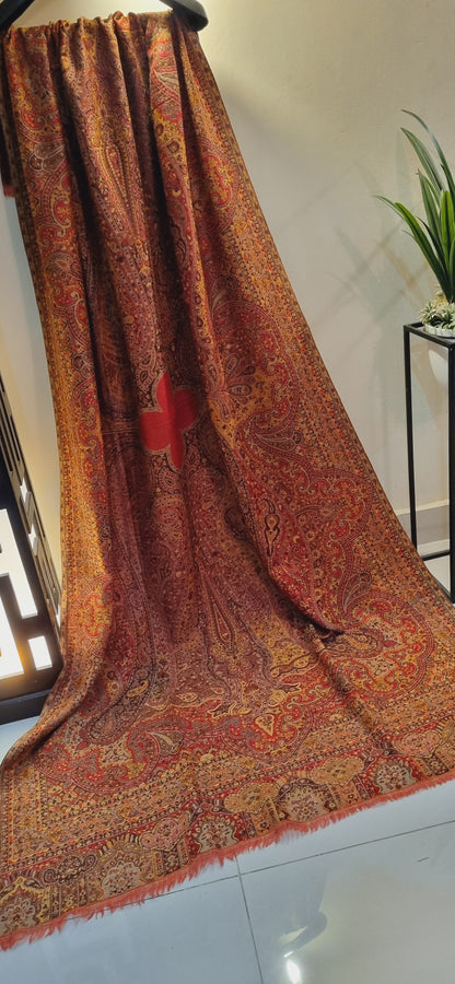 Reversible persian kaani shawl code 2001