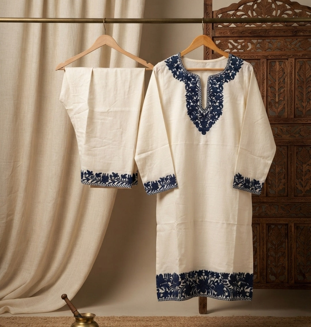 Embroidered pret: Pashmina