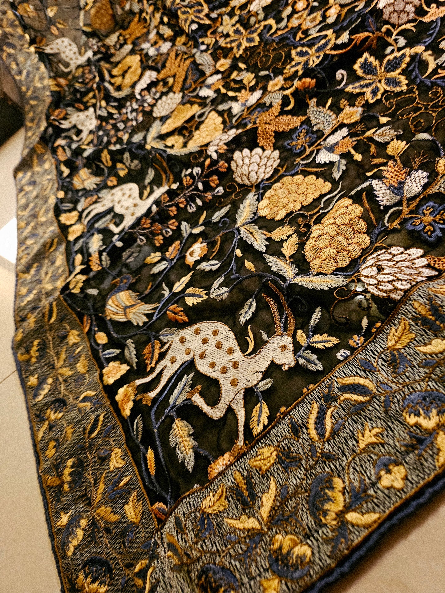 Georgete embroidered dupata