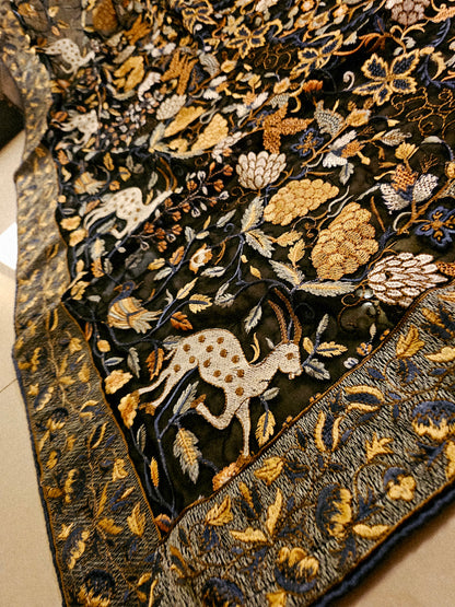 Georgete embroidered dupata