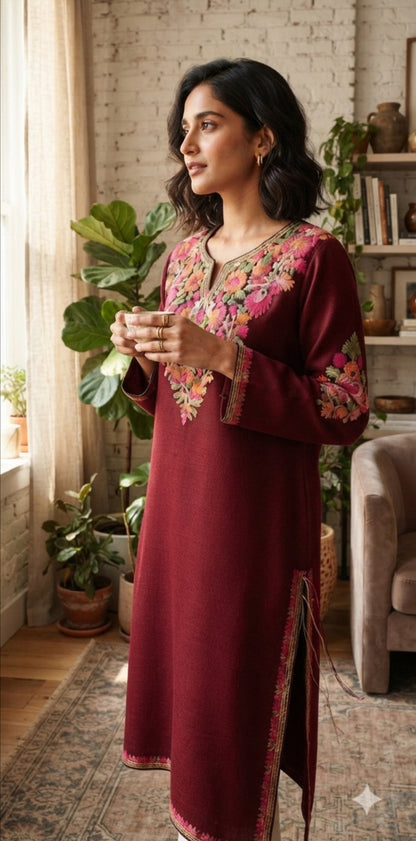 Kashmiri phiran: Pashmina