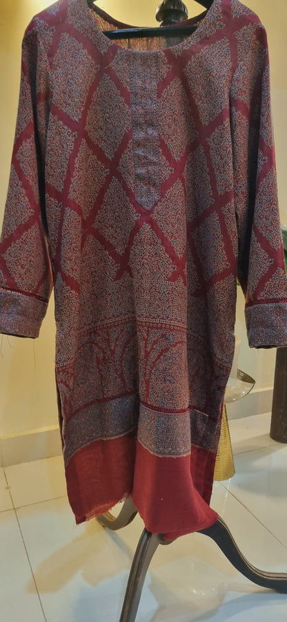 Pashmina kaani kurta
