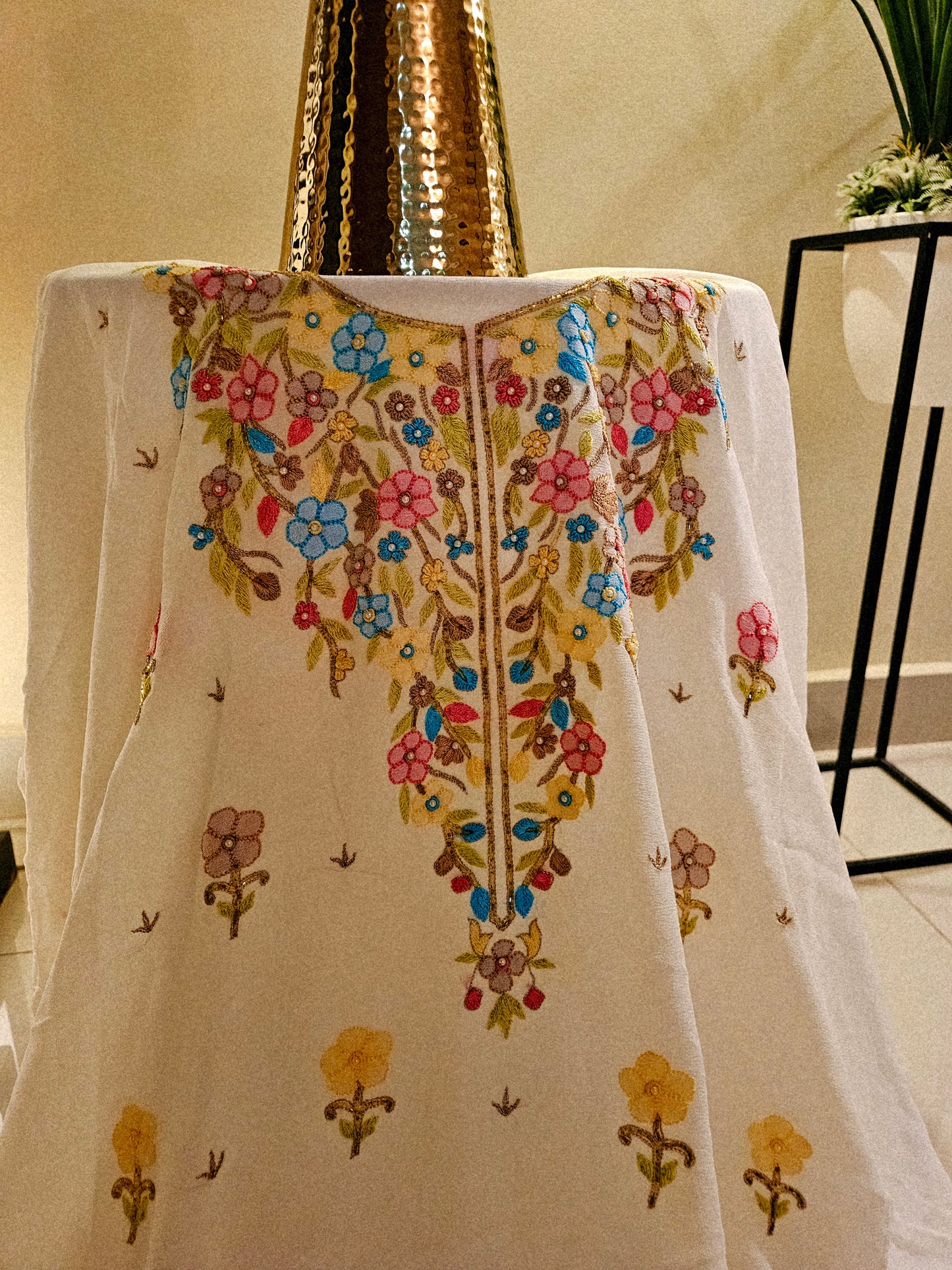 Chikankari georgete shirt