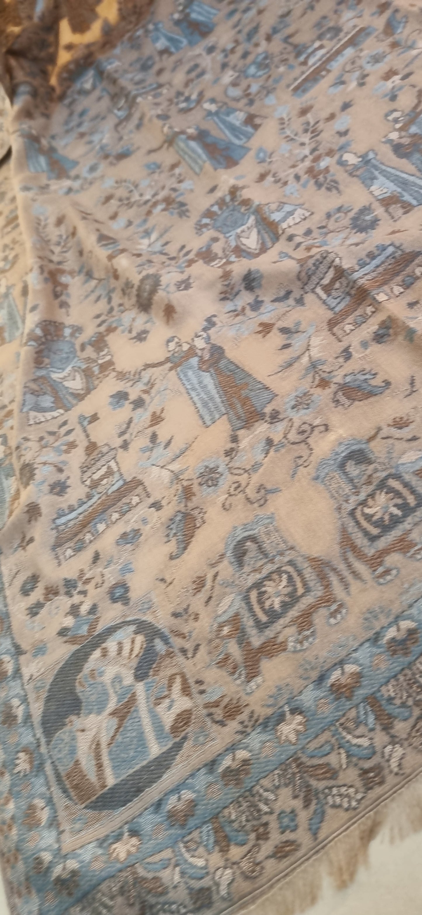 Woollen pashmina kaani shawl