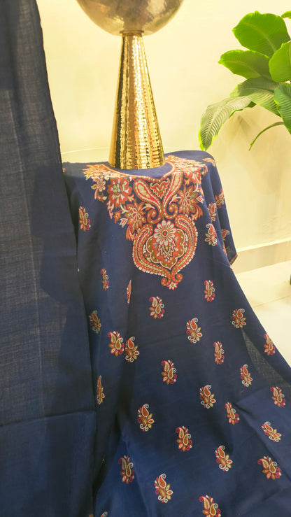 Kaani suit: Pashmina