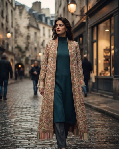 Kaani coat: Pashmina