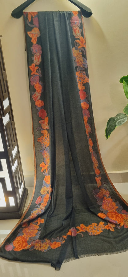 Woolen pashmina kaani shawl