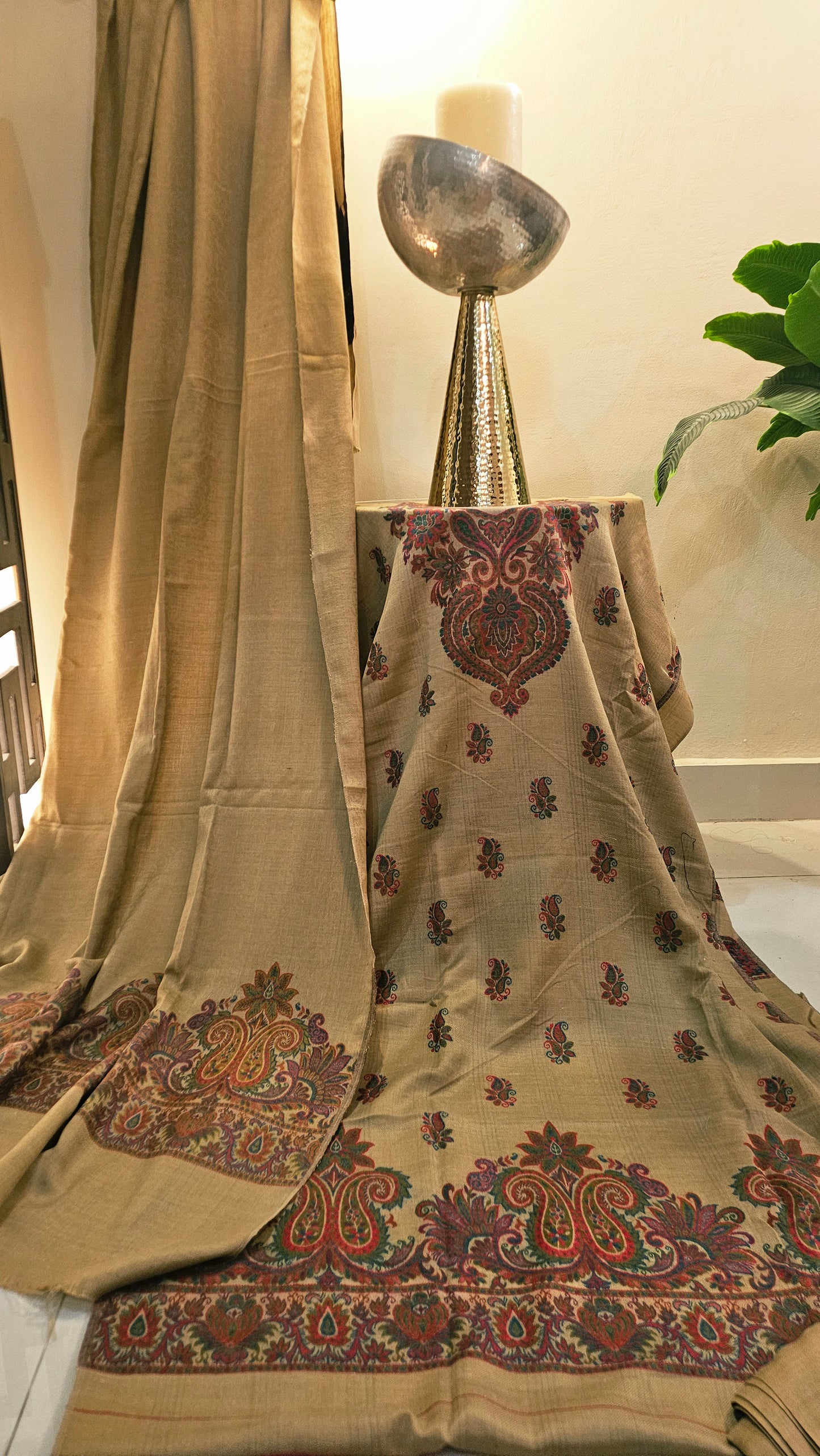 Kaani suit: Pashmina