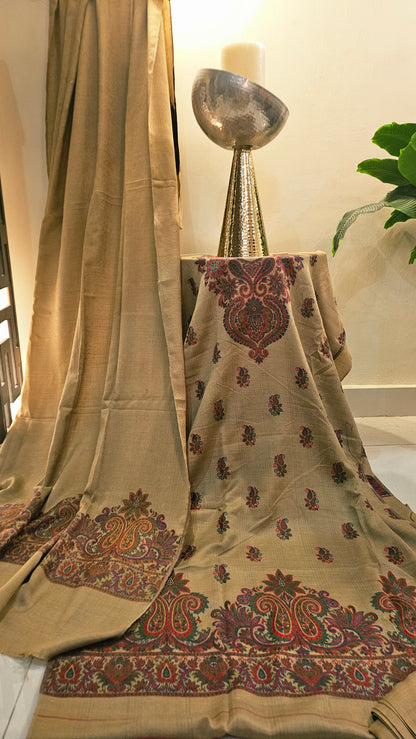 Kaani suit: Pashmina