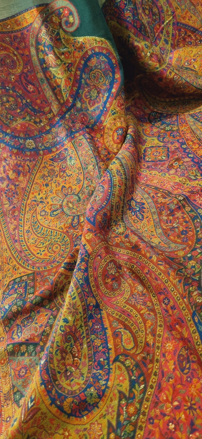 Silk kaani shawl