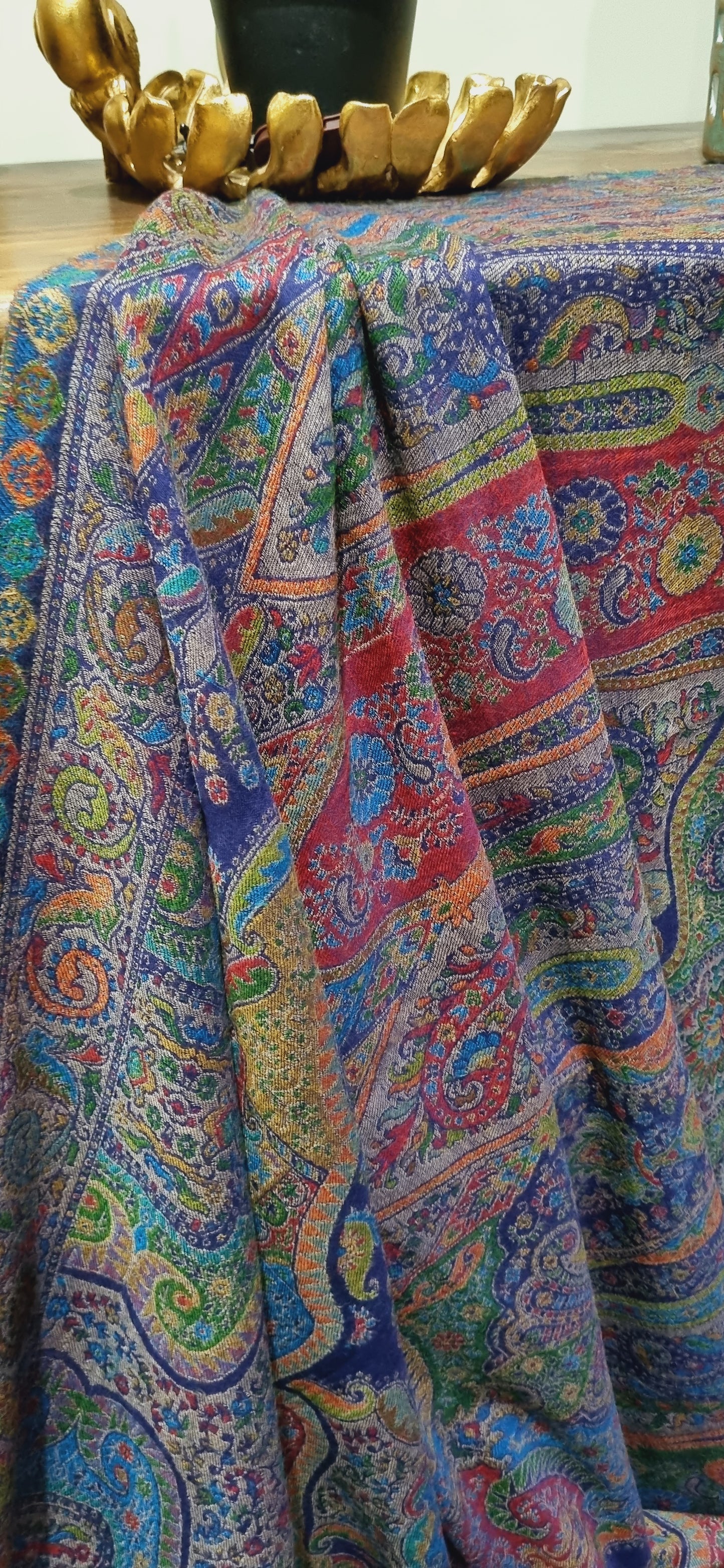 Persian kaani pashmina shawl