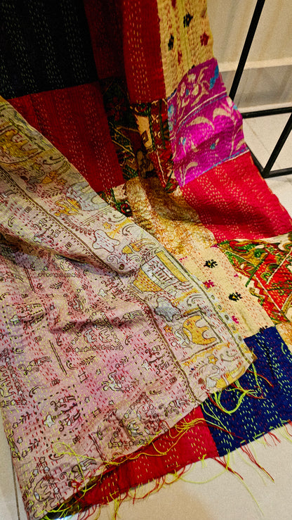 Hand embroidered rilli duapta