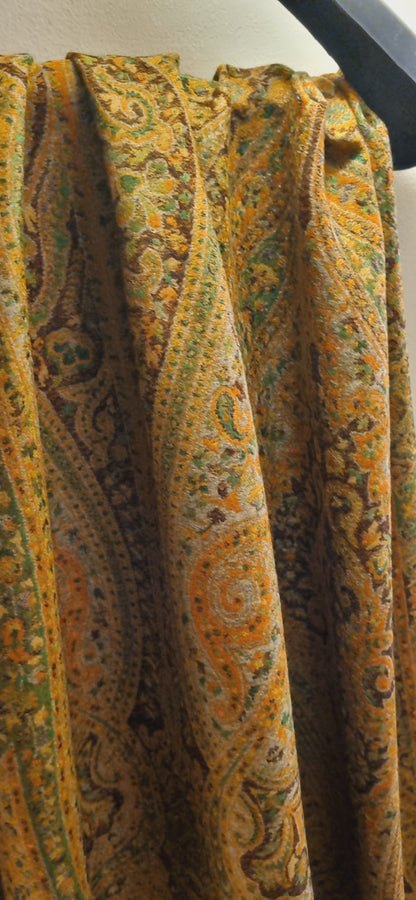 Reversible persian toosh kaani shawl