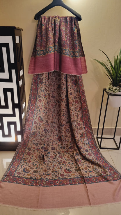 Reversible kaani shawl