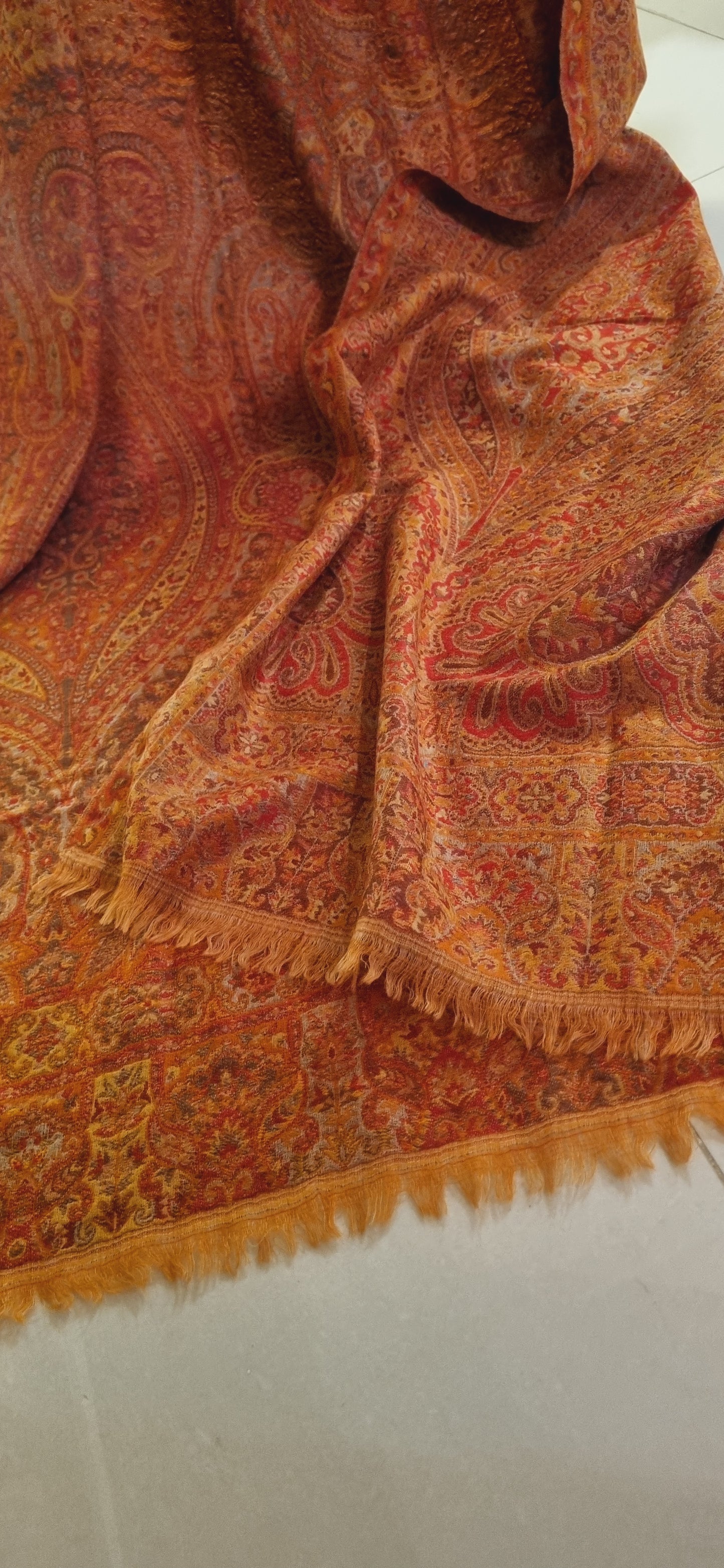 Reversible Persian kaani shawl