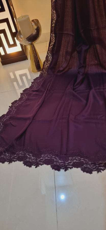 Pashmina chantilly shawl