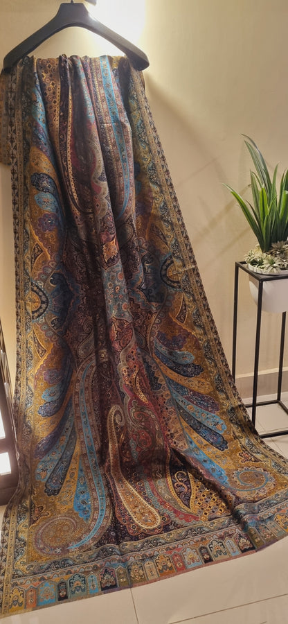 Pashmina kaani with zaree