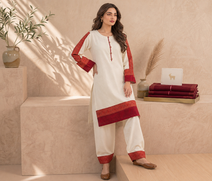 Kaani suit: Pashmina