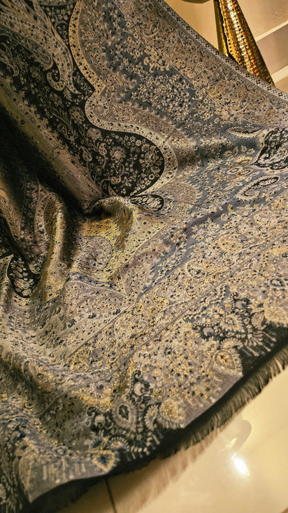 Gandhara reversible kaani: shawl