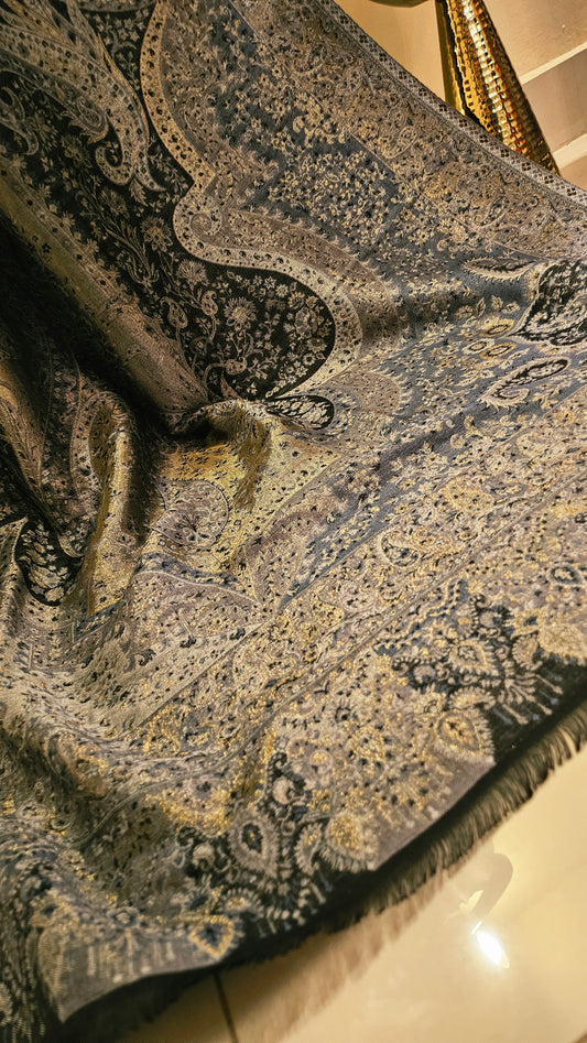 Gandhara reversible kaani: shawl